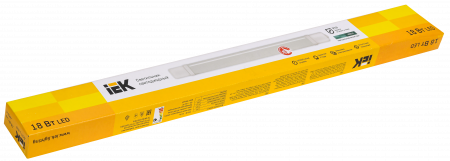 Светильник ДСП 1308 18Вт 4000К IP65 600мм белый пластик IEK LDSP0-1308-18-4000-K01