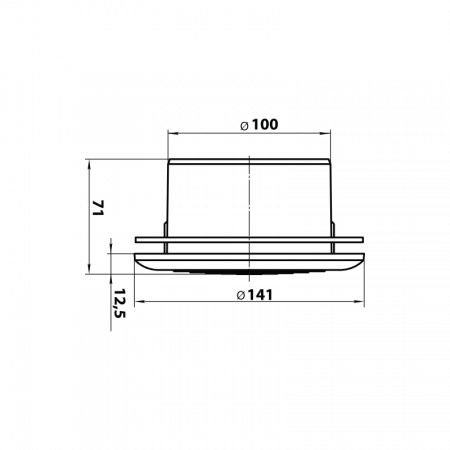 10192191 Диффузор 100 ZERNBERG  00-019219  
