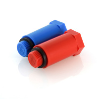 Комплект длинных полипропиленовых пробок с резьбой 1/2' (красная + синяя) VALTEC VTp.792.M.04 PV792K0004