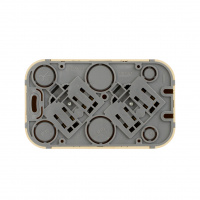 Quteo розеточный блок с предварительным           подключением 2 x 2К+З с защитными шторками - 16 A - 250 В IP 20 - Дерево Legrand 782287