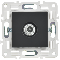 SKANDY Розетка TV оконечная SK-A12Bl черный IEK SK-A10-O-K02