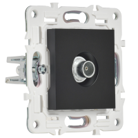 SKANDY Розетка TV оконечная SK-A12Bl черный IEK SK-A10-O-K02