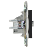 SKANDY Розетка TV оконечная SK-A12Bl черный IEK SK-A10-O-K02