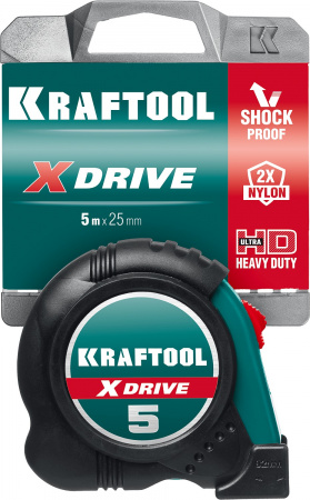 34122-05-25_z02 Рулетка X-Drive 5м х 25мм KRAFTOOL 