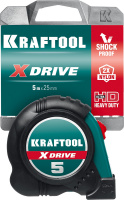 Рулетка X-Drive 5м х 25мм KRAFTOOL 34122-05-25_z02
