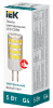 Лампа светодиодная CORN капсула 5Вт 230В 4000К керамика G4 IEK LLE-CORN-5-230-40-G4