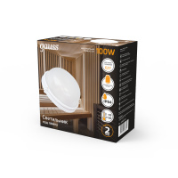 Светильник НБП под лампу E27 1х100 Вт 220-230В IP54 240х108 мм белый GAUSS 926602101