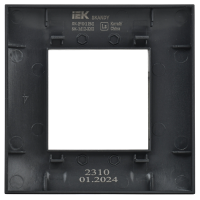 SKANDY Рамка 1-местная SK-F01Bl черный IEK SK-M12-K02