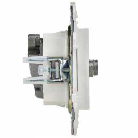SKANDY Розетка двойная TV+SAT SK-A13W арктический белый IEK SK-AF20-O-K01