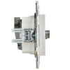 SKANDY Розетка двойная TV+SAT SK-A13W арктический белый IEK SK-AF20-O-K01