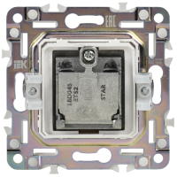 SKANDY Розетка двойная TV+SAT SK-A13W арктический белый IEK SK-AF20-O-K01