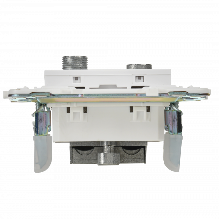 SKANDY Розетка двойная TV+SAT SK-A13W арктический белый IEK SK-AF20-O-K01