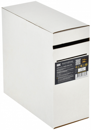 Оплетка кабельная 4-6мм полиэстер 200м черная IEK UBS10-PL-0406-200-K02