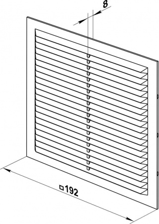 10227071 Решетка вентиляционная вытяжная  1919, цвет бежевый ZERNBERG  00-022707