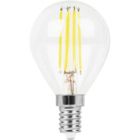 Лампа светодиодная LED 11вт Е14 теплый шар FILAMENT FERON LB-511 38013