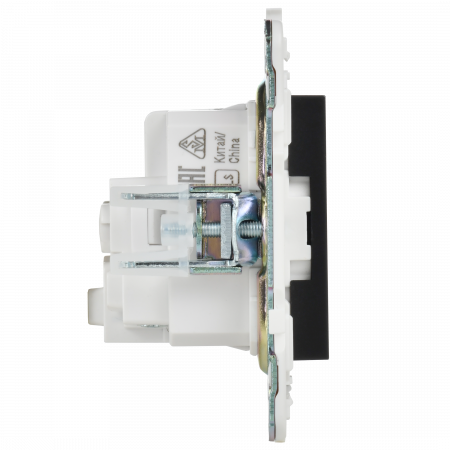 SKANDY Розетка с заземлением без защитных шторок 16А SK-R05Bl черный IEK SK-R11-16-K02