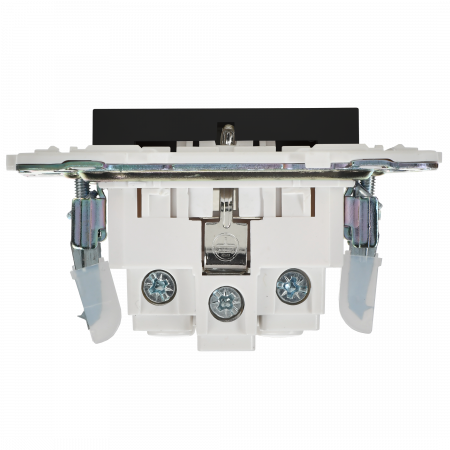 SKANDY Розетка с заземлением без защитных шторок 16А SK-R05Bl черный IEK SK-R11-16-K02