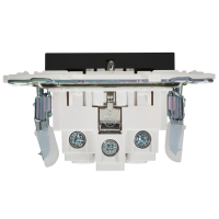 SKANDY Розетка с заземлением без защитных шторок 16А SK-R05Bl черный IEK SK-R11-16-K02