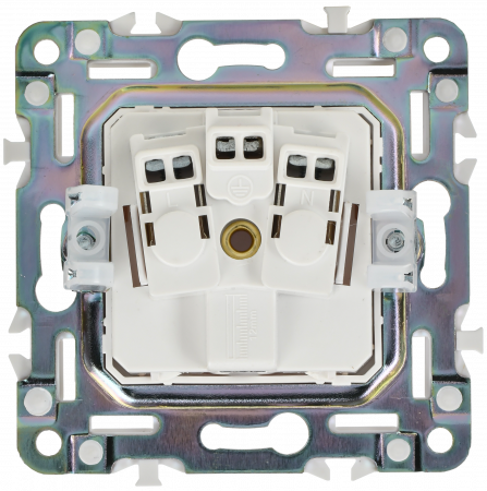 SKANDY Розетка с заземлением без защитных шторок 16А SK-R05Bl черный IEK SK-R11-16-K02