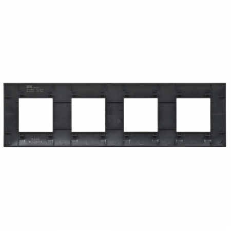 SKANDY Рамка 4-местная SK-F04Bl черный IEK SK-M42-K02