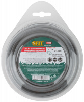 Леска для садовых триммеров армированная алюминием ''Звезда'' 3.0 мм х 15 м FIT РОС 78038