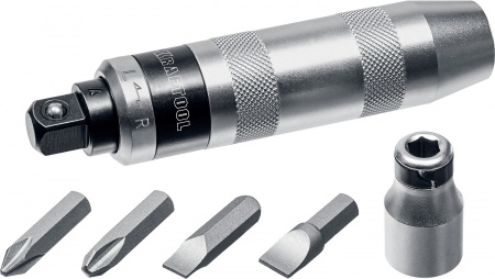 25555 Ударно-поворотная отвертка ID-6 6 предм. KRAFTOOL 