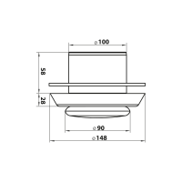 Анемостат приточно-вытяжной 150 ZERNBERG 10192171 00-019217  