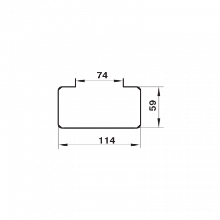 10191601 Держатель плоских воздуховодов 110 х 55 в индивидуальной упаковке 56 ZERNBERG  00-019160  