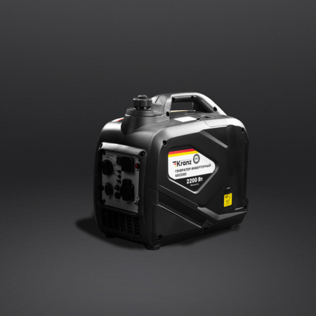 KR-16-1141 Генератор бензиновый инверторный KR2200I, 2.2кВт. 4л, закр Kranz 