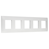 SKANDY Рамка 5-местная SK-F05W арктический белый IEK SK-M52-K01