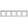SKANDY Рамка 5-местная SK-F05W арктический белый IEK SK-M52-K01