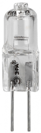 C0027367 Лампа накаливания галогенная G4-JC-10W-12V (галоген, капсула, 10Вт, нейтр, G4) (100/1000/35000) ЭРА 