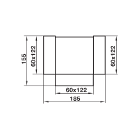 Тройник 60 х 120 в индивидуальной упаковке 737 ZERNBERG 10191821 00-019182  