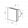 Вентилятор осевой 125 ZERNBERG 10223381 00-022338  