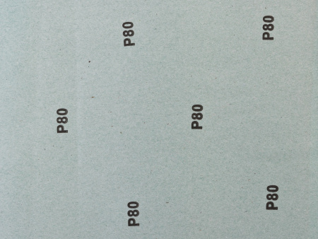 Лист шлифовальный ''СТАНДАРТ'' на бумажной основе, водостойкий 230х280мм, Р80, 5шт ЗУБР 35417-080