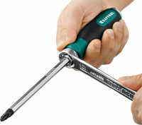 Набор ударных отверток 6 шт сквозной стержень Cr-Mo IMPACT KRAFTOOL 25025