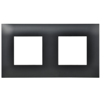 SKANDY Рамка 2-местная SK-F02Bl черный IEK SK-M22-K02