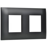 SKANDY Рамка 2-местная SK-F02Bl черный IEK SK-M22-K02