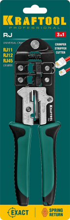 22699 Универсальный кримпер RJ45 RJ11/RJ12 RJ KRAFTOOL 