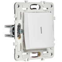 SKANDY Выключатель 1-клавишный с индикацией 10А SK-V07W арктический белый IEK SK-V10-1-10-K01