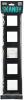 SKANDY Рамка 5-местная SK-F05Bl черный IEK SK-M52-K02
