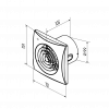 Вентилятор осевой бесшумный D100 ZERNBERG 10238801 00-023880  