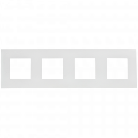 SKANDY Рамка 4-местная SK-F04W арктический белый IEK SK-M42-K01