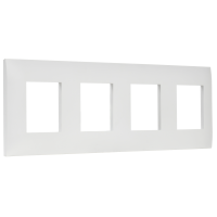 SKANDY Рамка 4-местная SK-F04W арктический белый IEK SK-M42-K01