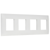 SKANDY Рамка 4-местная SK-F04W арктический белый IEK SK-M42-K01