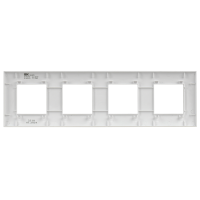 SKANDY Рамка 4-местная SK-F04W арктический белый IEK SK-M42-K01