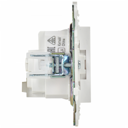 SKANDY Розетка с заземлением без защитных шторок 16А SK-R05W арктический белый IEK SK-R11-16-K01