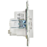 SKANDY Розетка с заземлением без защитных шторок 16А SK-R05W арктический белый IEK SK-R11-16-K01