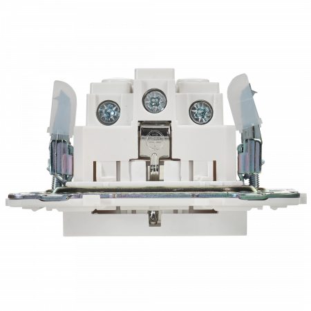 SKANDY Розетка с заземлением без защитных шторок 16А SK-R05W арктический белый IEK SK-R11-16-K01