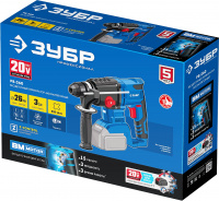 Перфоратор 20В бесщеточный, без АКБ, в коробке, Профессионал ЗУБР PB-260